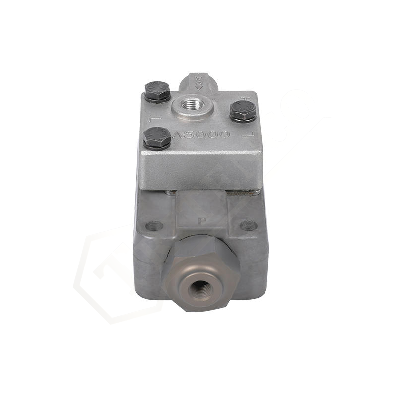 Tritenco A-5000 Slave Valve - Front Side Profile Front View Of Tritenco A 5000 Slave Valve Showing Compact Design For Heavy Duty Truck Transmission Pneumatic Systems 1