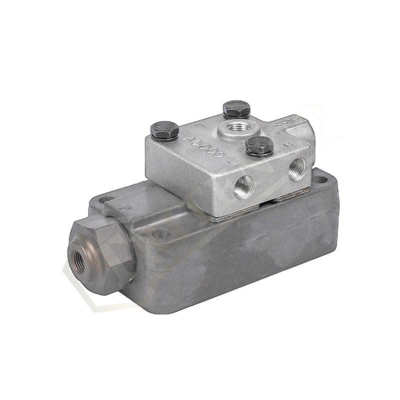 Tritenco A-5000 Slave Valve - OE Replacement for Eaton Fuller Transmissions Main View Of Tritenco A 5000 Slave Valve Showing Compact Design For Heavy Duty Truck Transmission Pneumatic Systems